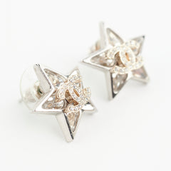 Chanel Star CC Logo Stud Earrings Costume Jewellery Chanel Star CC Logo Stud Earrings Costume Jewellery