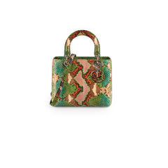 Christian Dior Medium Lady Dior Green Python Christian Dior Medium Lady Dior Green Python