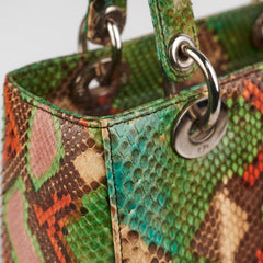 Christian Dior Medium Lady Dior Green Python Christian Dior Medium Lady Dior Green Python