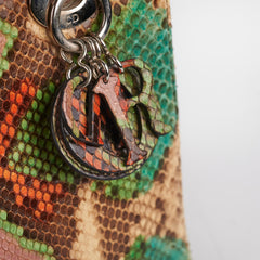 Christian Dior Medium Lady Dior Green Python Christian Dior Medium Lady Dior Green Python