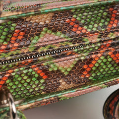 Christian Dior Medium Lady Dior Green Python Christian Dior Medium Lady Dior Green Python