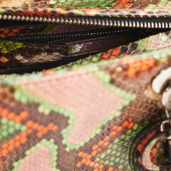 Christian Dior Medium Lady Dior Green Python Christian Dior Medium Lady Dior Green Python