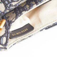 Christian Dior Mini Saddle Oblique Blue Christian Dior Mini Saddle Oblique Blue