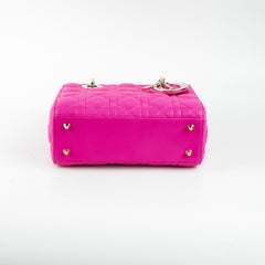 Christian Dior Small Lady Dior Neon Pink Christian Dior Small Lady Dior Neon Pink