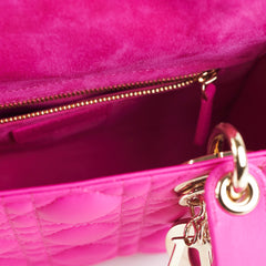 Christian Dior Small Lady Dior Neon Pink Christian Dior Small Lady Dior Neon Pink