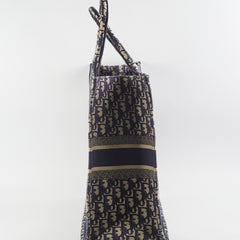 Christian Dior Oblique Book Tote Navy (GW Initials) Christian Dior Oblique Book Tote Navy (GW Initials)