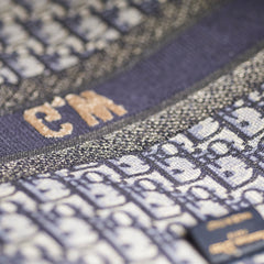 Christian Dior Oblique Book Tote Navy (GW Initials) Christian Dior Oblique Book Tote Navy (GW Initials)