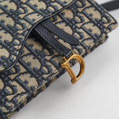 Christian Dior Oblique Saddle Pouch Belt Bag Christian Dior Oblique Saddle Pouch Belt Bag