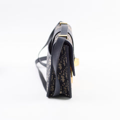 Christian Dior Montaigne 30 Navy Oblique Christian Dior Montaigne 30 Navy Oblique