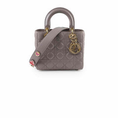 Christian Dior Small Lady Dior ABC Gray Christian Dior Small Lady Dior ABC Gray