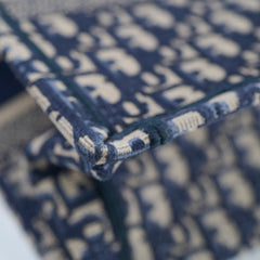 Christian Dior Medium Book Tote Navy Christian Dior Medium Book Tote Navy