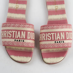 Christian Dior Sandal Slide Size 38 Pink Christian Dior Sandal Slide Size 38 Pink