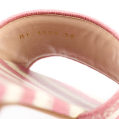 Christian Dior Sandal Slide Size 38 Pink Christian Dior Sandal Slide Size 38 Pink