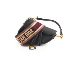 Christian Dior Mini Saddle Black Christian Dior Mini Saddle Black