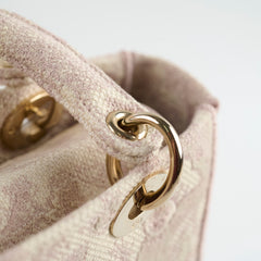 Christian Dior Medium D-Lite Toile De Juoy Pink Christian Dior Medium D-Lite Toile De Juoy Pink