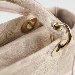 Christian Dior Medium D-Lite Toile De Juoy Pink Christian Dior Medium D-Lite Toile De Juoy Pink