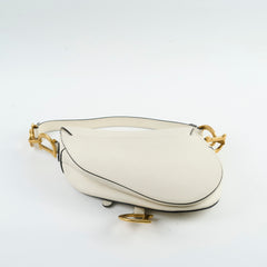 Christian Dior Saddle Bag Ivory Christian Dior Saddle Bag Ivory