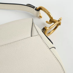Christian Dior Saddle Bag Ivory Christian Dior Saddle Bag Ivory