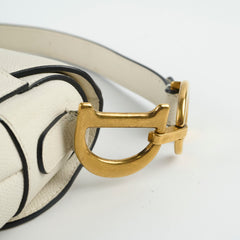 Christian Dior Saddle Bag Ivory Christian Dior Saddle Bag Ivory