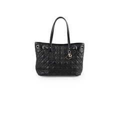 Christian Dior Panarea Cannage Black Tote Christian Dior Panarea Cannage Black Tote