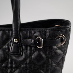 Christian Dior Panarea Cannage Black Tote Christian Dior Panarea Cannage Black Tote