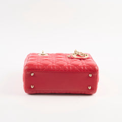 Christian Dior Small Lady Dior ABC Red Christian Dior Small Lady Dior ABC Red