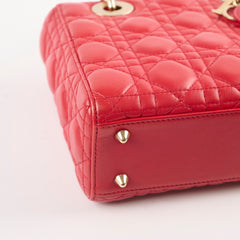 Christian Dior Small Lady Dior ABC Red Christian Dior Small Lady Dior ABC Red