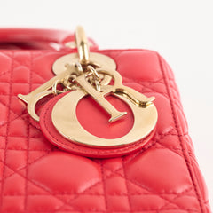 Christian Dior Small Lady Dior ABC Red Christian Dior Small Lady Dior ABC Red