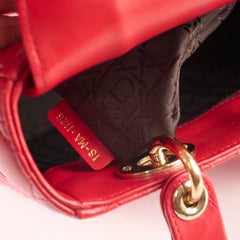 Christian Dior Small Lady Dior ABC Red Christian Dior Small Lady Dior ABC Red