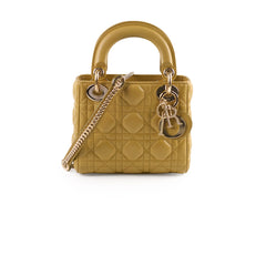 Christian Dior Mini Lady Dior Mustard Christian Dior Mini Lady Dior Mustard