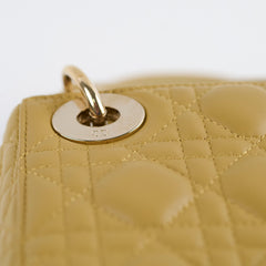 Christian Dior Mini Lady Dior Mustard Christian Dior Mini Lady Dior Mustard