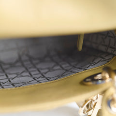 Christian Dior Mini Lady Dior Mustard Christian Dior Mini Lady Dior Mustard