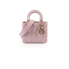 Christian Dior Small Lady Dior Lambskin Light Pink Christian Dior Small Lady Dior Lambskin Light Pink