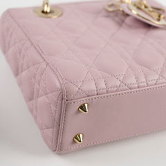 Christian Dior Small Lady Dior Lambskin Light Pink Christian Dior Small Lady Dior Lambskin Light Pink