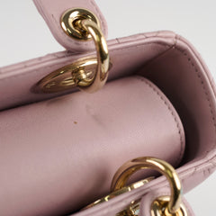 Christian Dior Small Lady Dior Lambskin Light Pink Christian Dior Small Lady Dior Lambskin Light Pink