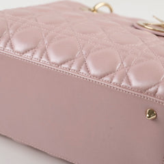 Christian Dior Medium Lambskin Lady Dior Iridescent Pink Christian Dior Medium Lambskin Lady Dior Iridescent Pink