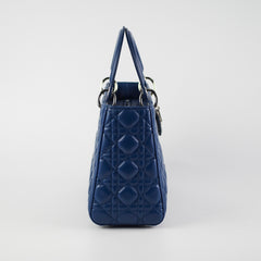 Christian Dior Medium Lady Dior Blue Christian Dior Medium Lady Dior Blue