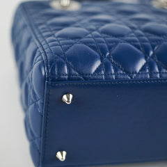 Christian Dior Medium Lady Dior Blue Christian Dior Medium Lady Dior Blue