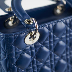 Christian Dior Medium Lady Dior Blue Christian Dior Medium Lady Dior Blue