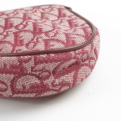 Christian Dior Mini Vintage Saddle Shoulder Bag Burgundy Christian Dior Mini Vintage Saddle Shoulder Bag Burgundy