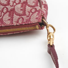 Christian Dior Mini Vintage Saddle Shoulder Bag Burgundy Christian Dior Mini Vintage Saddle Shoulder Bag Burgundy