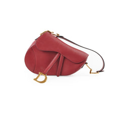 Christian Dior Saddle Bag Burgundy Christian Dior Saddle Bag Burgundy