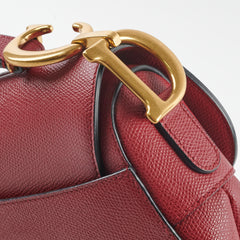 Christian Dior Saddle Bag Burgundy Christian Dior Saddle Bag Burgundy