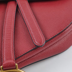 Christian Dior Saddle Bag Burgundy Christian Dior Saddle Bag Burgundy