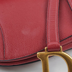 Christian Dior Saddle Bag Burgundy Christian Dior Saddle Bag Burgundy