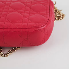 Christian Dior Promenade Fuschia Crossbody Clutch Christian Dior Promenade Fuschia Crossbody Clutch