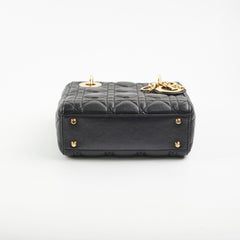 Christian Dior Mini Lady Dior Lambskin Black Christian Dior Mini Lady Dior Lambskin Black