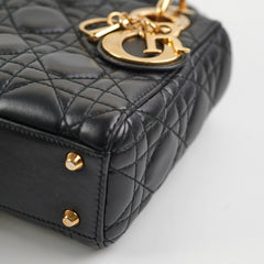 Christian Dior Mini Lady Dior Lambskin Black Christian Dior Mini Lady Dior Lambskin Black