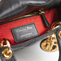 Christian Dior Mini Lady Dior Lambskin Black Christian Dior Mini Lady Dior Lambskin Black