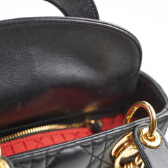 Christian Dior Mini Lady Dior Lambskin Black Christian Dior Mini Lady Dior Lambskin Black